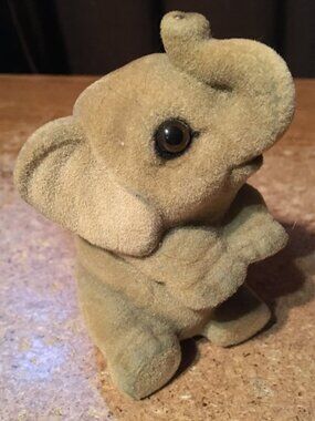 JOSEF ORIGINALS GEORGE GOOD FLOCKED ELEPHANT